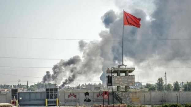 Turkey's military operation in Syria: fierce fighting continues in the border region of Ras al-Ain 4 Tallahabad